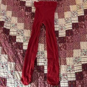 Red tights from the Children’s Place, 10-12